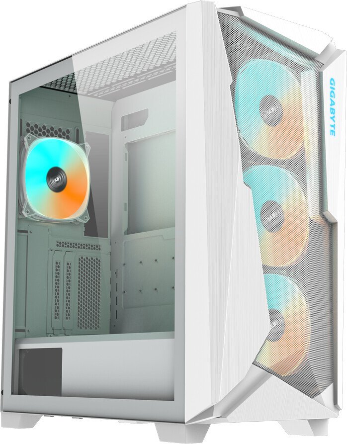 Корпус Gigabyte C301 Glass White V2