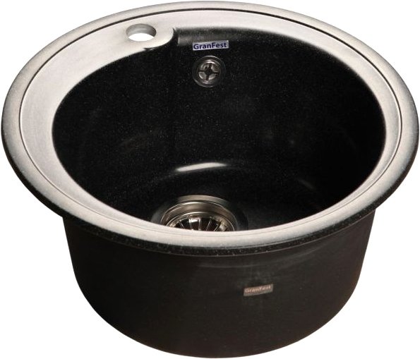 

Кухонная мойка GranFest Rondo GF-R450 (черный)