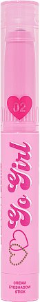 Декоративная косметика для глаз Beauty Bomb Go girl Cream eyeshadow stick тон 02 холодный нюдовый