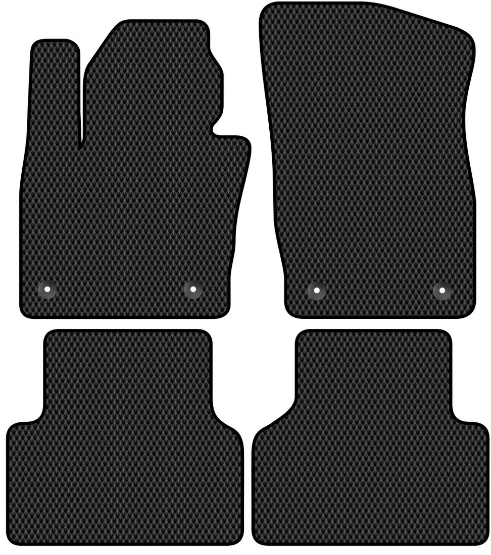 

Комплект ковриков для авто Alicosta Audi Q3 (suv / 8U) 2011 - 2019 (черный, ромб)