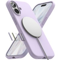 Чехол для телефона Ringke Silicone Magnetic для iPhone 17 (Light Purple)