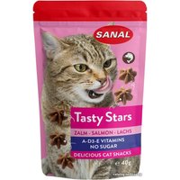 Лакомство для кошек Sanal Tasty Stars Salmon с лососем 40 г