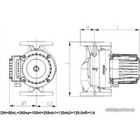 Циркуляционный насос IMP Pumps GHNbasic II 80-120F PN10