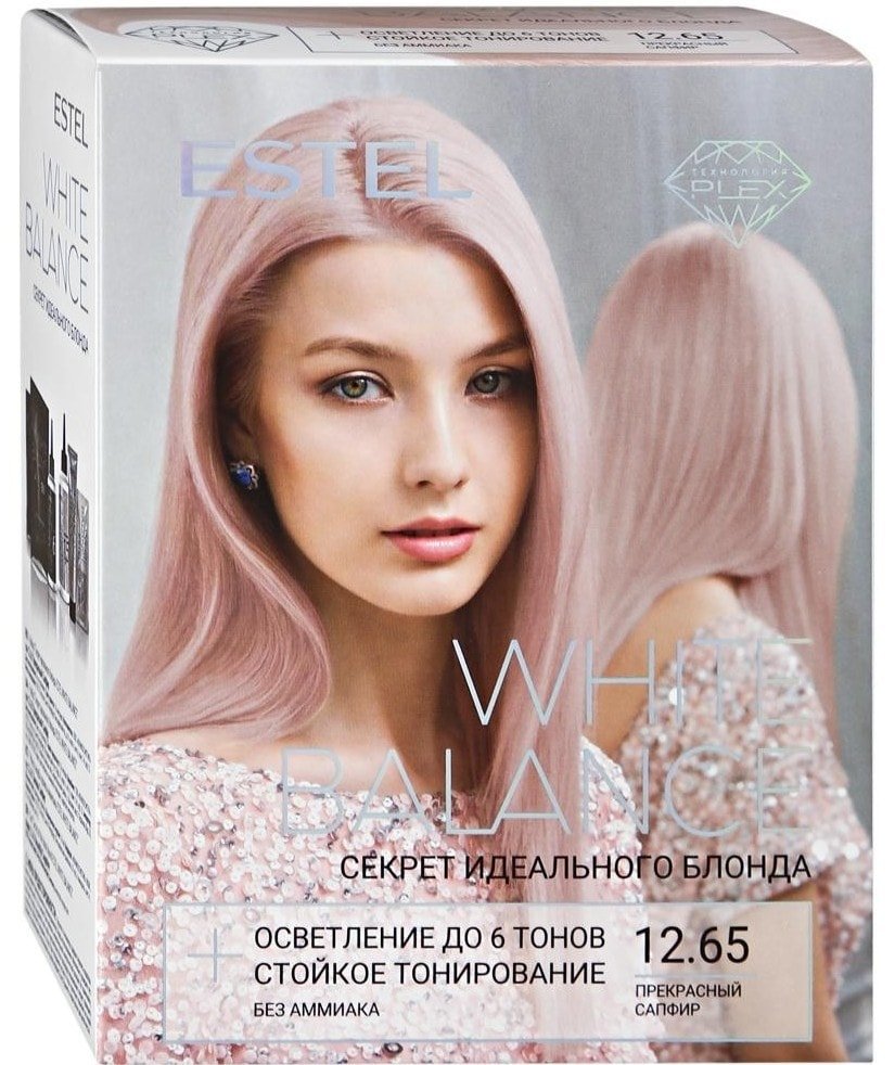 

Крем-краска для волос Estel White Balance 12.65 (прекрасный сапфир)