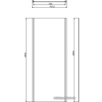 Душевой уголок Omnires Bronx S2050 140+10P 80