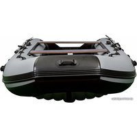 Моторно-килевая лодка RiverBoats 410 НДНД (серый/черный)