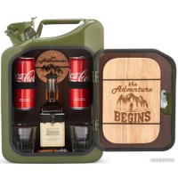 Подарочный набор Экспедиция Канистра - бар 10 л (зеленый)