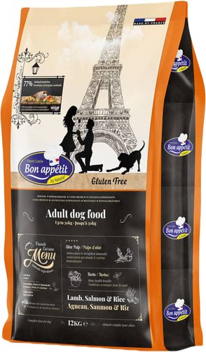 Bon Appetit Adult Lamb, Salmon & Rice (с ягненком, лососем и рисом) 12 кг