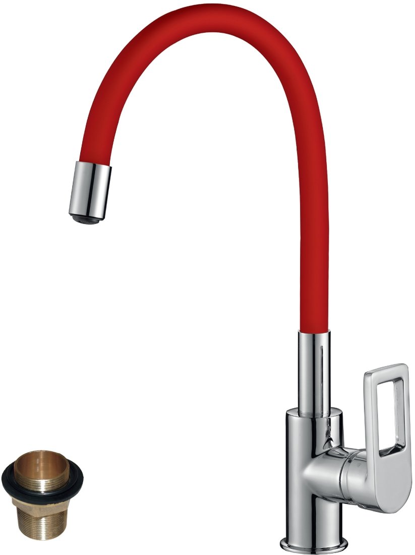 

Смеситель Rossinka Silvermix Z35-35U (красный/хром)