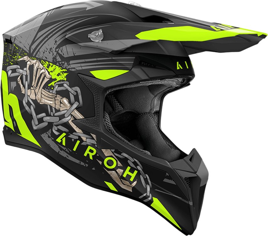 Мотошлем Airoh WRAAAP Darkness WRD31-XL (XL, матовый)
