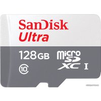 Карта памяти SanDisk Ultra microSDXC SDSQUNR-128G-GN3MA 128GB (с адаптером)