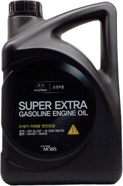 

Моторное масло Hyundai/KIA Super Extra Gasoline 5W30 0510000410 4л