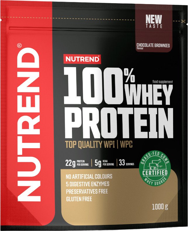 

Протеин сывороточный (изолят) Nutrend 100% Whey Protein (1000г, шоколадный брауни)