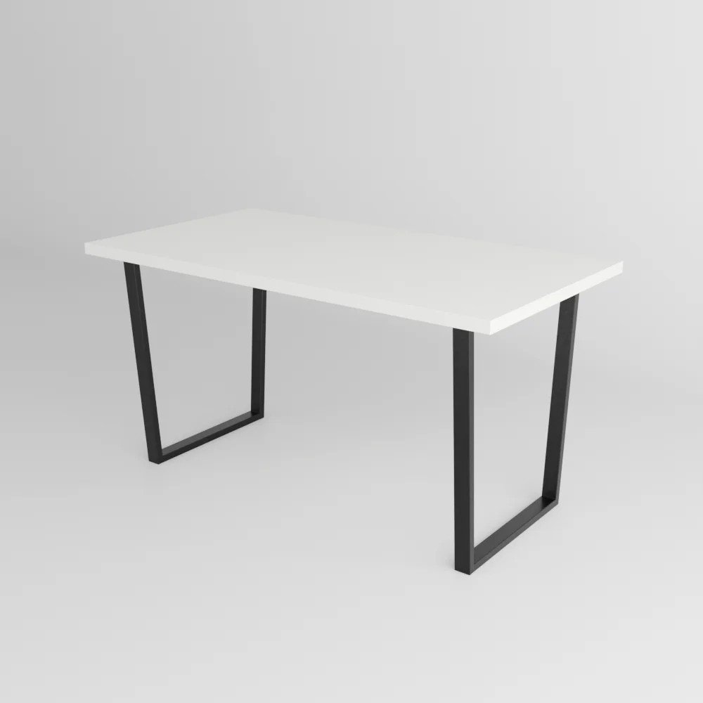 

Стол TMB Loft Слэнд разборный 1380x600 18 мм (белый премиум/черный)