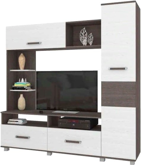 

Стенка Modern Виора В78 (анкор темный/анкор светлый)
