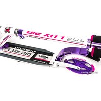 Двухколесный подростковый самокат Tech Team TT 210 Lux (фиолетовый/белый)