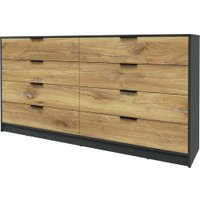 Комод Интерлиния Концепт КТ-К197 (дуб нокс/антрацит)