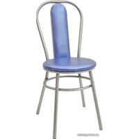 Стул Фабрика стульев Премьер (синий/серебристый)