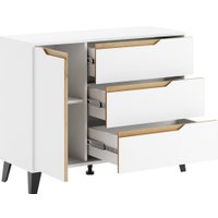 Тумба ЭлиГард Eyva 1D3S (белый)