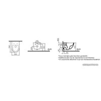 Унитаз подвесной Vitra Rim-Ex Sento 7748B003-0075 + 130-003-009