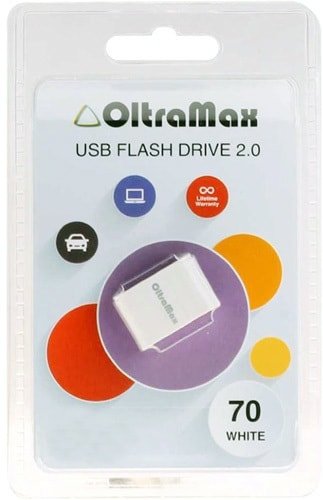 

USB Flash OltraMax 70 8GB (белый)