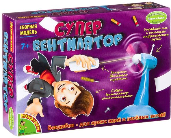 

Набор для опытов Bondibon Науки с Буки СУПЕР вентилятор ВВ2105