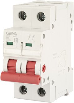 

Выключатель нагрузки GEYA 2P 32А 12кА GYH82P32