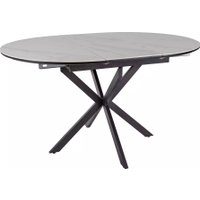 Кухонный стол Signal Gaston ceramic 100-135/100 (белый/черный)