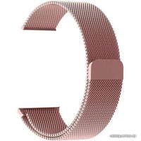 Браслет Rumi Milanese loop металлический 22 мм (розовый)