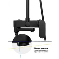 Душевая система  Grocenberg GB7011 (черный матовый)