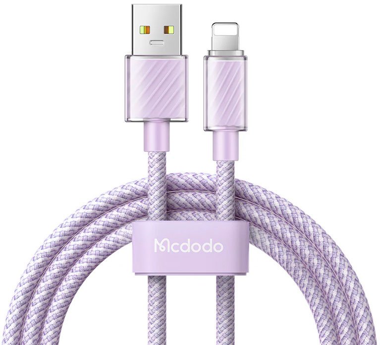 

Кабель McDodo CA-3642 USB Type-A - Lightning (1.2 м, фиолетовый)