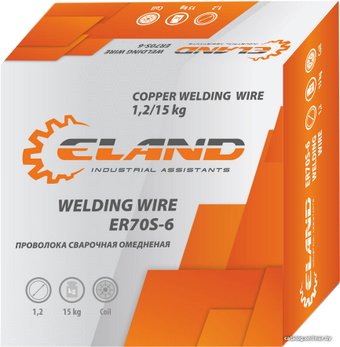 Сварочная проволока  ELAND ER70S-6 ER70S6EL1215 (1.2 мм, 15 кг)