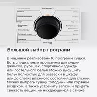 Сушильная машина MAUNFELD MFDM168WH03B