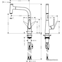 Смеситель Hansgrohe Talis Select S 72822800 (нержавеющая сталь)