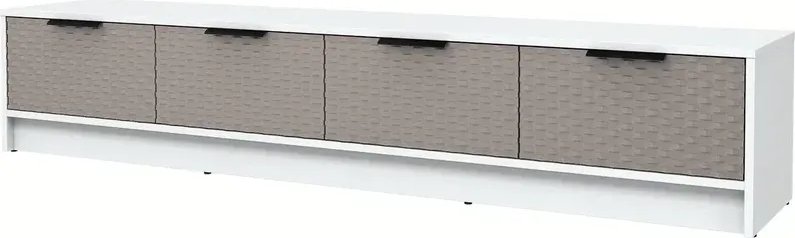 

Тумба Интерлиния ТВ Концепт КТ-ТВ4-35 Техно (белый платинум/луна)