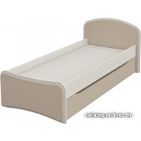 Кровать с выдвижным спальным местом Неман мебель Комби Капучино МН-211-09 190x80/185x78