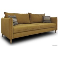 Диван Nord Star Айва Аустин (рогожка, горчичный)