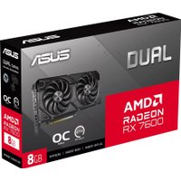 Видеокарта ASUS Dual Radeon RX 7600 EVO OC Edition 8GB GDDR6 DUAL-RX7600-O8G-EVO