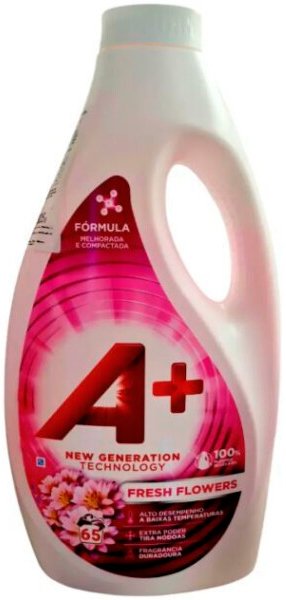 

Гель для стирки A+ Fresh Flowers Универсальный (2.95 л)