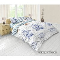 Евро комплект постельного белья VitTex 9161-25м (евро, 2 наволочки 70x50)