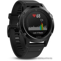 Умные часы Garmin Fenix 5 Sapphire 47mm (черный/черный) [010-01688-11]