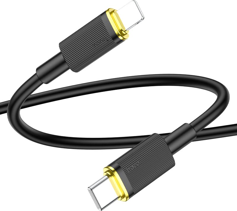 

Кабель Hoco U109 USB Type-C - Lightning (1.2 м, черный)