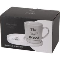 Чашка с блюдцем Nouvelle The Real Boss 0440013