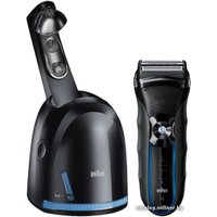 Электробритва Braun 350cc-4 black/blue Series 3