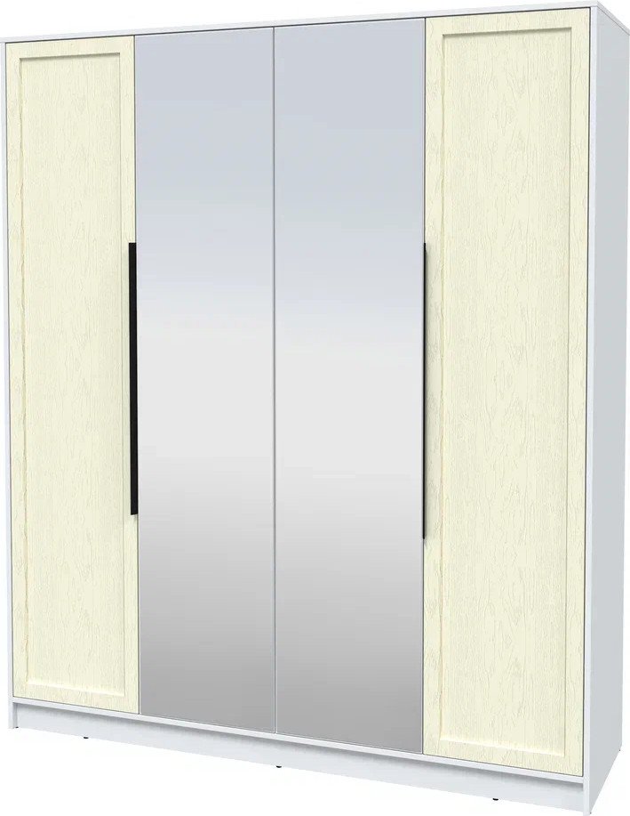 

Шкаф распашной Интерлиния Концепт Тренд КТ-Ш4(з) (белый платинум/дуб снежный)