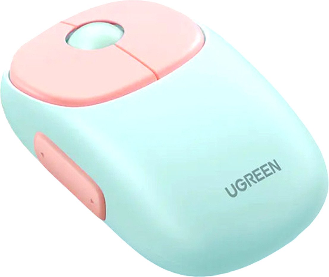 

Мышь Ugreen Fun+ MU102 15722 (мятный/розовый)