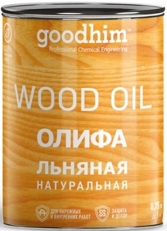 

Масло Goodhim Олифа Льняная натуральная 0.75 л