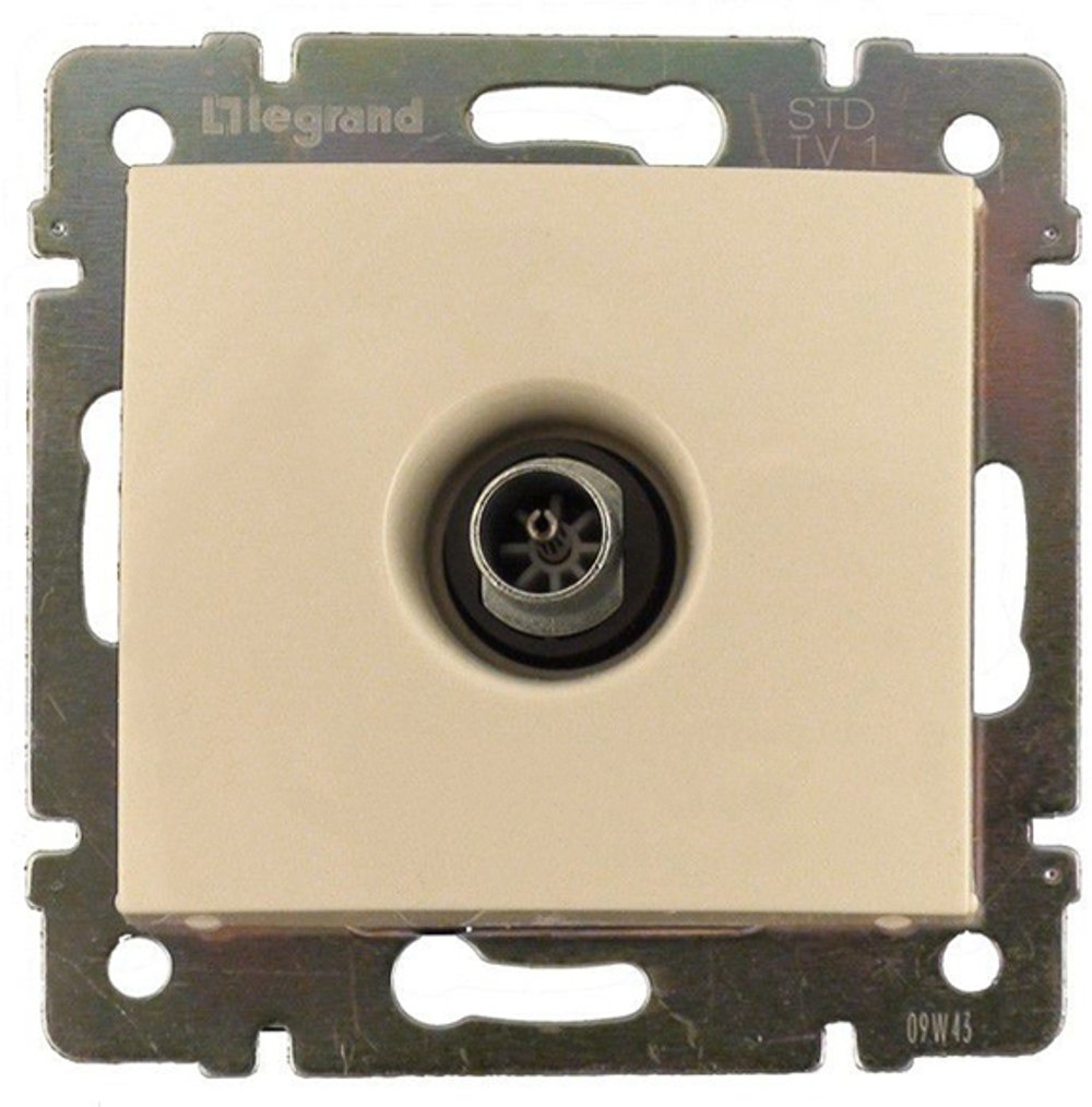 

Розетка Legrand Valena 695618 (слоновая кость)