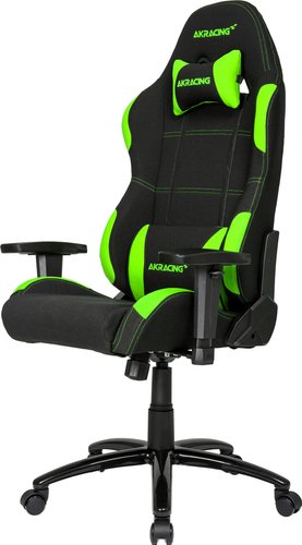 Игровое (геймерское) кресло AKRacing K7012 (черный/зеленый)