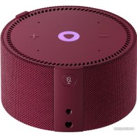 Умная колонка Яндекс Станция Мини 2 с часами (красный гранат)